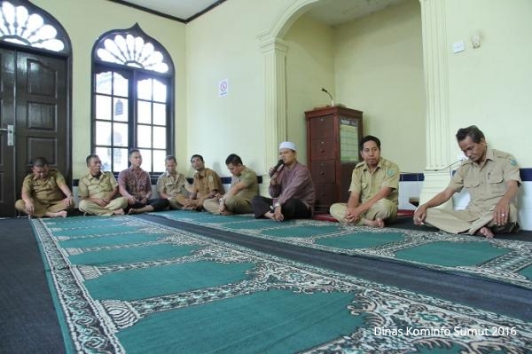 Dinas Kominfo Provsu Selenggarakan Pengajian Rutin Bulan Ramadhan